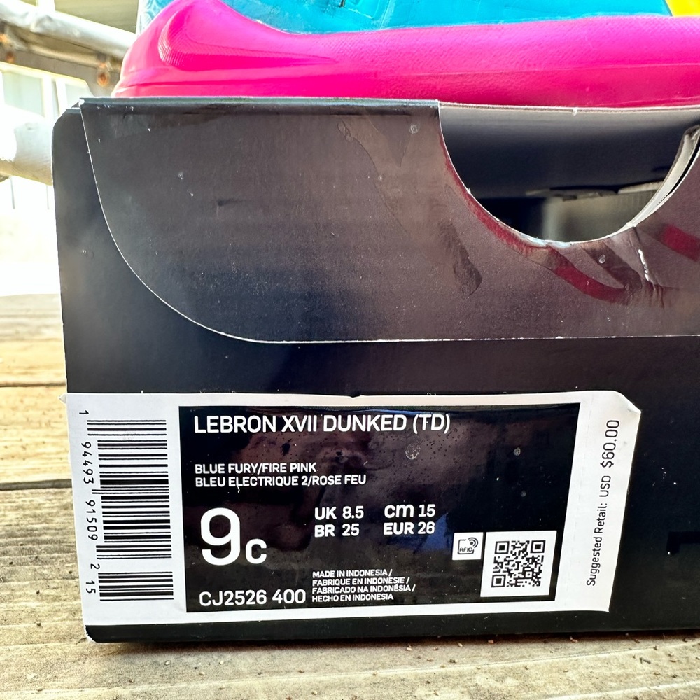 LEBRIN XVII DUNKED (TD) size 9C